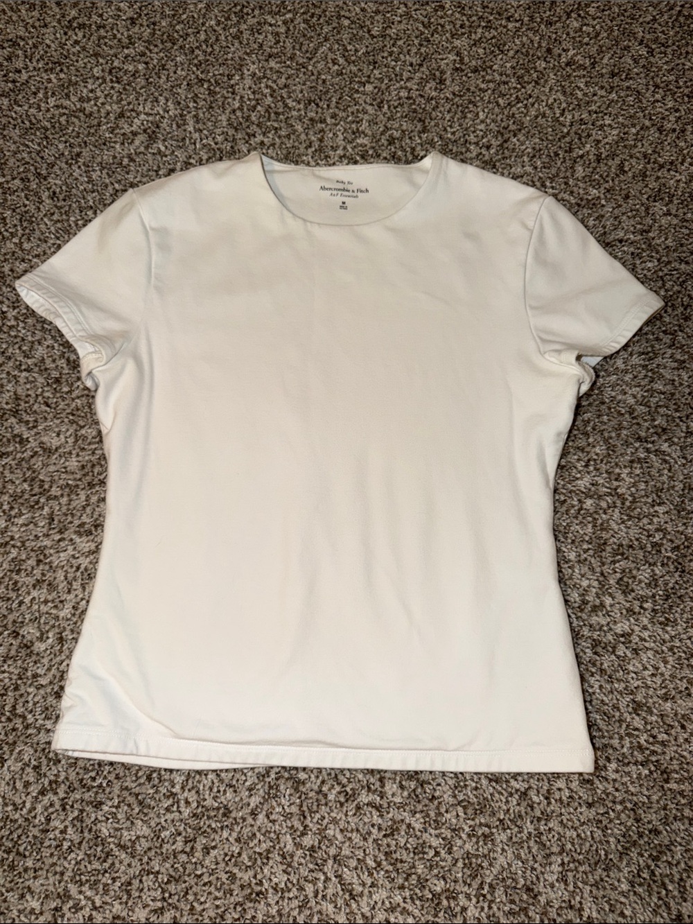 Abercrombie & Fitch White Baby Tee